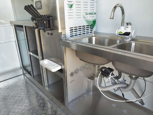 Khách Hàng Mỹ Tùy Chỉnh Logo Thực Phẩm Di Động Giỏ Hàng Với Thực Phẩm Snack Máy - Product Image 5