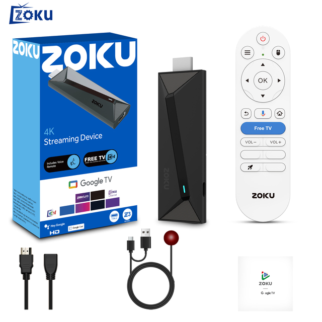 Wholesale Zoku Z3 Android 14 TV Stick 2GB RAM 16GB ROM Dual Band WiFi6 5.4 Voice Remote Allwinner H313 Quad Core 8K Ethernet