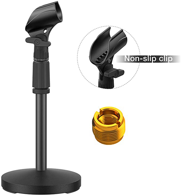 Outstanding Professional Black Desk Adjustable Holder Microphone Stand Base