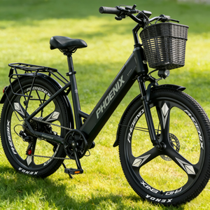 Bicicleta Eléctrica con Rueda Integrada, Motor sin Escobillas de 48V 350W, Batería de Litio, Suspensión Delantera/Trasera, Venta Directa de Fábrica - Product Image 1