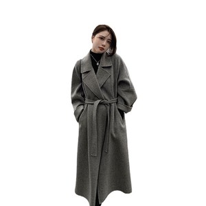 <span class=keywords><strong>Manteau</strong></span> <span class=keywords><strong>mi</strong></span>-<span class=keywords><strong>long</strong></span> en laine mélangée rouge tendance pour <span class=keywords><strong>femme</strong></span>, collection automne-hiver 2025, vêtement d'extérieur polyvalent - Product Image 5