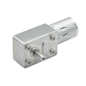 QuanWeiDZ 370 <b>Worm</b> <b>Gear</b> Motor 12V 24V DC Geared Motor High Torque Permanent Magnet Flange Mount Smart Home Use - Product Image 4
