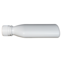 Bouteille en plastique HDPE blanche de 150ml avec bouchon à vis CRC Bouteille carrée pour sirop contre la toux Eau Liquide Médecine Logo personnalisé et couleur