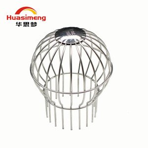 Huasimeng 304 Stainless Steel Rooftop Drain Filter Circular Mesh Cover 160mm PVC Rainwater Hopper Outdoor Balcony - Product Image 2