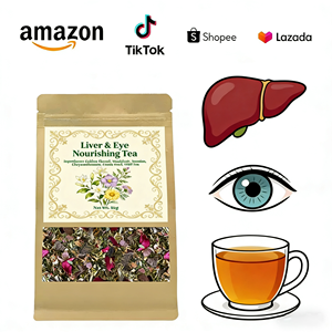Tisane biologique naturelle double action <span class=keywords><strong>pour</strong></span> la santé du <span class=keywords><strong>foie</strong></span> et des yeux, favorise la détoxification et soulage la fatigue - Product Image 1