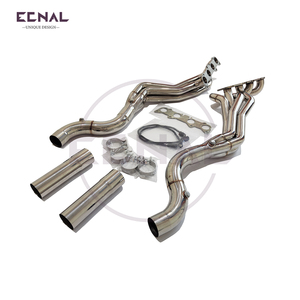 Collecteur d'échappement en acier inoxydable haute performance Ecnal pour Ford <span class=keywords><strong>Mustang</strong></span> 5.0L <span class=keywords><strong>GT</strong></span> V8 2015-2018, conduite à gauche - Product Image 2