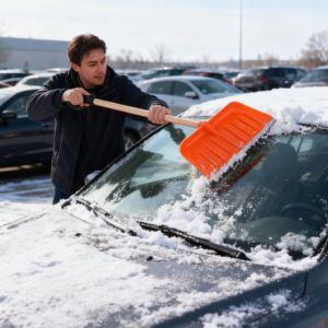 35. Pala para Nieve Multiusos para Exteriores y Camping con Hoja de Plástico Resistente y Mango Ergonómico para Hombres y Mujeres - Product Image 5