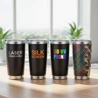Nouveauté 2026 : Gobelets isothermes 20 oz en acier inoxydable, personnalisables avec logo, vente en gros, tasses thermos et bouteilles de voyage