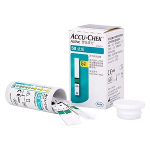 Bandelettes <span class=keywords><strong>de</strong></span> test <span class=keywords><strong>de</strong></span> <span class=keywords><strong>glycémie</strong></span> <span class=keywords><strong>Accu</strong></span>-<span class=keywords><strong>Chek</strong></span> Active <span class=keywords><strong>de</strong></span> bonne qualité, 50 unités, bandelettes <span class=keywords><strong>de</strong></span> test médical pour usage domestique - Product Image 1