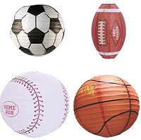 Lanternes en papier personnalisées pour fêtes d'équipe, festivals, football, baseball, basketball, Thanksgiving, Nouvel An