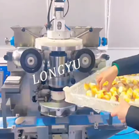 Nouvelle machine automatique LongYu pour la fabrication de Daifuku Mochi à la fraise, 220V, en acier inoxydable 304, haute capacité, équipement pour usine alimentaire