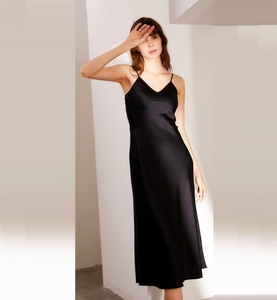 Commercio all'ingrosso di <span class=keywords><strong>seta</strong></span> 100% lunga lunghezza abbigliamento da notte di <span class=keywords><strong>seta</strong></span> di gelso camicia da notte in <span class=keywords><strong>seta</strong></span> vestito da donna 19mm/22mm - Product Image 6