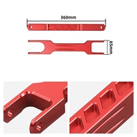 Ensemble de bras de suspension arrière en aluminium CNC BEVINSEE pour BMW Série 3 E90 E91 E92 E93 2005-2013 # 3322406291 (sans douilles)