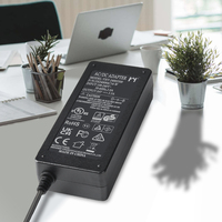 84W 12V 7A Alimentation à découpage 100-240V AC 50-60Hz avec connecteur DC à fiche verrouillable (5521 5525 2.1mm 2.5mm)