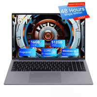 Nouvel ordinateur portable professionnel Windows 11 de 16,1 pouces avec processeur Intel I7-1060NG7 Quad Core, écran 16:10, SSD 512 Go, résolution 1920x1200 IPS, clavier anglais, pour usage domestique