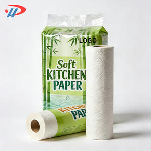 Fournisseur chinois Meilleur prix Rouleau de cuisine en pulpe de bambou multi-plis absorbant 3 plis pour usage domestique - Product Image 2