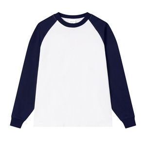 T-shirt da Uomo Casual Oversize a Maniche Lunghe di Alta Qualità con Maniche Raglan e Stampa Personalizzata - Product Image 5