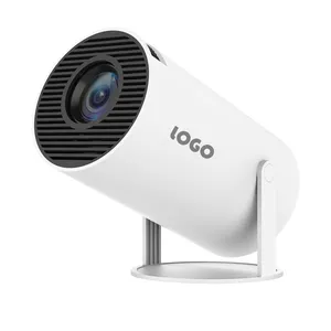 HY300 מיני סטנד מקרן וידאו 4k אלחוטי Wifi ביתי LED נייד וידאו מלא HD חכם מקרן מערכת מסך מראה