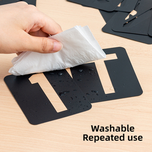 42 pochoirs en plastique à motifs de chiffres noirs, réutilisables, creux, en PP, pour la <span class=keywords><strong>peinture</strong></span> <span class=keywords><strong>murale</strong></span> DIY - Product Image 2