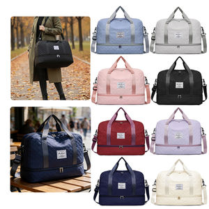 Bolsa de Viaje de Gran Capacidad con Separación Seca y Húmeda, Bolsa de Lona Deportiva, Moderna y Elegante, Portátil e Impermeable, en Varios Colores - Product Image 1
