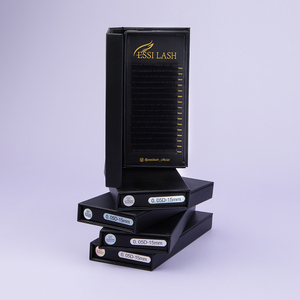 ESSI LASH Extensions de <span class=keywords><strong>cils</strong></span> de volume de marque privée en gros plateaux de <span class=keywords><strong>cils</strong></span> en cachemire noir ultra mat - Product Image 5