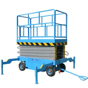 3-18m Hydraulic Ladder Lift Trailing Scissor Lift Elevator Platform