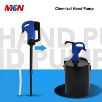 Pompe à main universelle MSN pour transfert d'AdBlue, entrée/sortie 3/4 pouces, adaptateur BSP 2 pouces, pour produits chimiques industriels