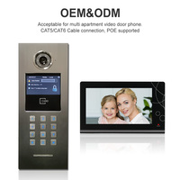 Système d'interphone vidéo TCP/IP pour multi-appartements Tuya système d'entrée de porte vidéo intelligent avec écran de 7 pouces