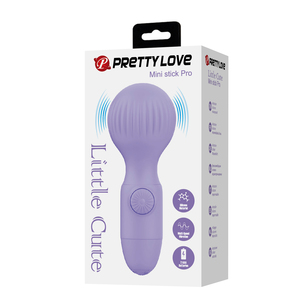 Prettylove Mini AV Wand Vibrador Portátil de Silicona con Batería AAA, Vibración Potente BI-300117 - Product Image 2
