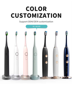 แปรงสีฟันไฟฟ้าโซนิคพร้อมหัวแปรง 2 ชิ้น IPX7 กันน้ำ ใช้ในครัวเรือน ชาร์จไฟได้ - Product Image 2