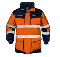 Vêtements de travail de sécurité haute visibilité d'approvisionnement d'usine vêtements de travail de sécurité de construction veste de travail réfléchissante pour le coton des hommes