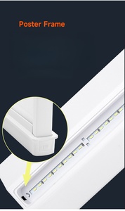 Dubbelzijdige oplaadbare LED-lichtbox A4 <span class=keywords><strong>A5</strong></span> rechthoekige tafeldisplay gehard glas ABS menu prijskaartje - Product Image 5