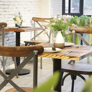 <span class=keywords><strong>Sedia</strong></span> da ristorante industriale in stile retrò finitura <span class=keywords><strong>artigianale</strong></span> <span class=keywords><strong>sedia</strong></span> da ristorante in legno ingrandita nera - Product Image 5