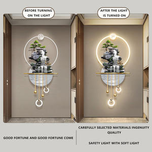 تصميم شعبي جديد ضوء صيني فاخر مضيء ممر لوحة زخرفية ممر جدارية جدار الفن أدى ضوء اللوحة - Product Image 4