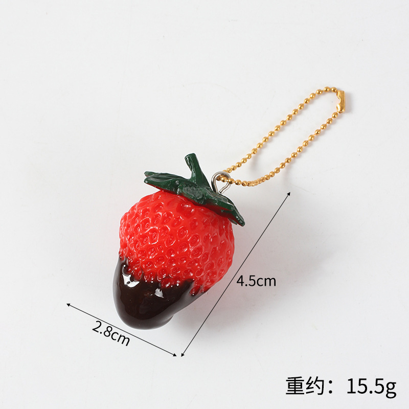 Vecchio gusto fragola-cioccolato (catena di perline dorate)