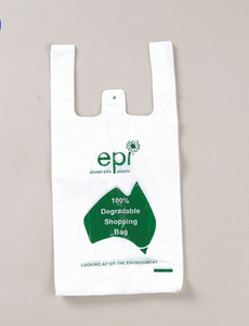 Manufacturer Wholesale Biodegradable T Shirt Shopping Plastic Package Bag <b>PLA</b> Custom Take Away Shopping Bags Transparent Roll - Product Image 3