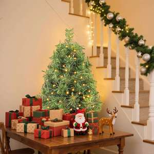 In-Stock New Arrival Gold Red Sliver Small Tabletop 40Cm <b>Artificial</b> Christmas <b>Tree</b> Decoration for Sale - Product Image 2
