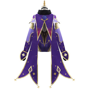 GenshinImpact Mona Cosplay Costume Halloween <span class=keywords><strong>Carnaval</strong></span> Party Sexy Dress Femmes Filles Uniforme Cosplay Perruque Chaussures Accessoires Outfit - Product Image 2