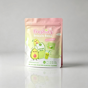 Bolsa de Fondo Plano con Suplemento Dietético Sabor Leche de Aguacate, 670g, con Endulzante de Stevia - Product Image 3