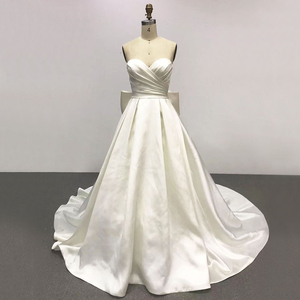 TEENYEE New Arrivals <strong>Wedding</strong> <strong>Apparel</strong> &amp; <strong>Accessories</strong> Clean and Minimal Ballgown Princess Satin <strong>Wedding</strong> Dresses Elegant - Product Image 2