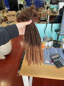 Dreadlocks tóc con người locs <span class=keywords><strong>Crochet</strong></span> tóc số lượng lớn mềm chất lượng tốt nhất bó Brazil tóc con người Remy bện phần mở rộng tóc - Product Image 4