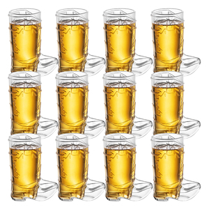 Sáng Tạo Nhựa Cao Bồi Khởi Động Bắn Thủy Tinh Đồ Uống Uống Thủy Tinh 1Oz Tái Sử Dụng Cao Bồi Khởi Động Ly Cho Rượu - Product Image 3