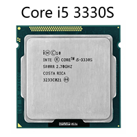 Processeur CPU Intel Core i5 3330S 3ème génération, reconditionné, grade A, testé, 2.7GHz, LGA1155, pour ordinateur de bureau