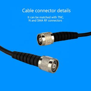 Câble coaxial à faible perte 50Ω VSWR <1.15, puissance de crête 1.8kW, isolation 3000V, blindage 90dB, câble <span class=keywords><strong>d</strong></span>'extension RF et <span class=keywords><strong>d</strong></span>'<span class=keywords><strong>antenne</strong></span> - Product Image 3