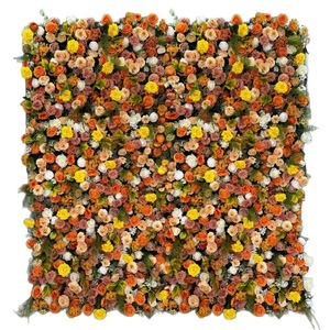Warm Tone Floral Backdrop Lifelike <b>Artificial</b> <b>Flower</b> Lightweight For Bridal Event Outdoor Gathering Decor - Product Image 3
