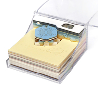 Cadeau créatif en papier 3D style exploration spatiale pour les activités de relation client et les fournitures de vacances professionnelles