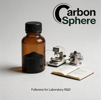 Carbonsphere 99,9% Fullerène pur C60 en poudre 1 gramme Qualité cosmétique Certifié COA TSCA pour applications cosmétiques et laboratoires