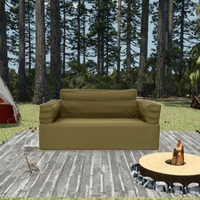 Canapé gonflable moderne, imperméable, portable et pliable avec pompe intégrée, durable, pour l'extérieur et le camping