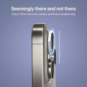 ฟิล์มกันรอยเลนส์กล้องแบบเต็ม<span class=keywords><strong>จอ</strong></span> ผลิตจากโลหะผสม ป้องกันแสงสะท้อน สำหรับ <span class=keywords><strong>iPhone</strong></span> 17 <span class=keywords><strong>Pro</strong></span> <span class=keywords><strong>Max</strong></span> ขายส่ง ปรับแต่งได้ - Product Image 4
