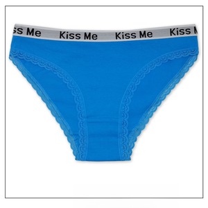 En Stock, Ropa Interior Femenina de Algodón 95%, Cintura Baja, con Banda con la Inscripción '<span class=keywords><strong>Kiss</strong></span> <span class=keywords><strong>Me</strong></span>', Ligera para Uso Diario, Tallas M-L-XL - Product Image 5